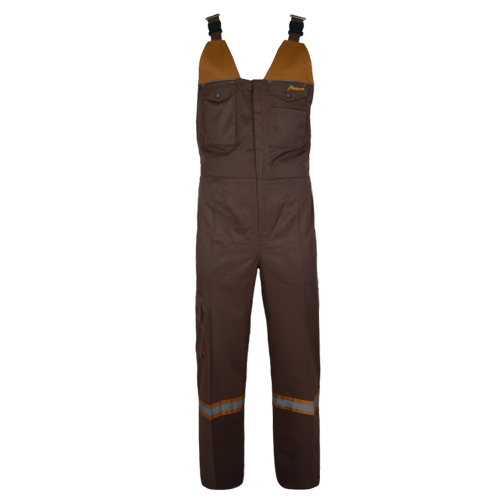 لباس کار دوبنده رایکا (شکلاتی خردلی) برند مکسون_MAXON